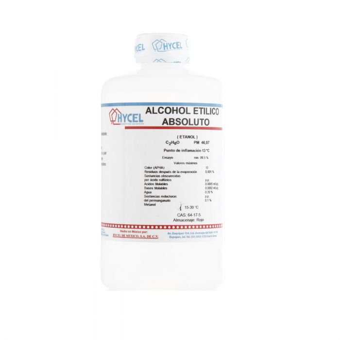 ALCOHOL ETÍLICO ABSOLUTO 1 L
