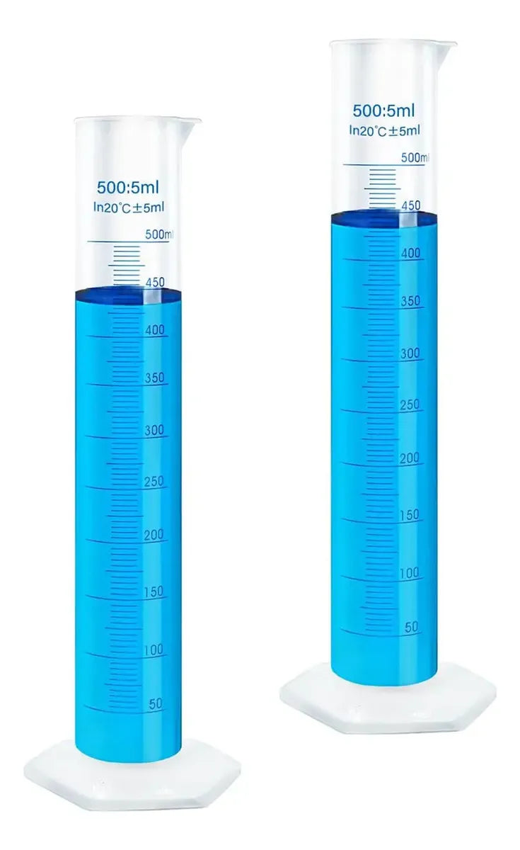 PROBETA DE PLÁSTICO DE 500mL