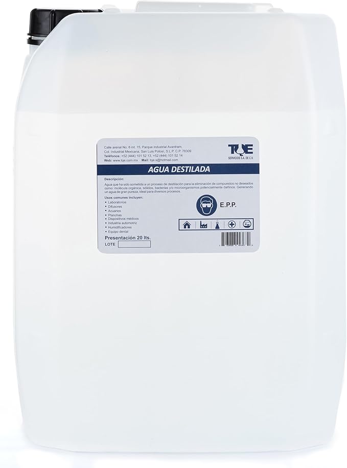 AGUA DESTILADA 20L
