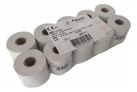 PAPEL TÉRMICO PARA IMPRESIÓN 57mm PAQUETE CON 10 ROLLOS