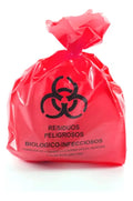 BOLSA RPBI ROJA CON SIMBOLO 55X60cm 100pz
