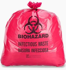 BOLSA RPBI ROJA CON SIMBOLO 70X90cm 100pz